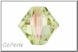 Swarovski� Bicone 5328, 4mm, 001LUMG - crystal, luminous green, 25 Stk.
